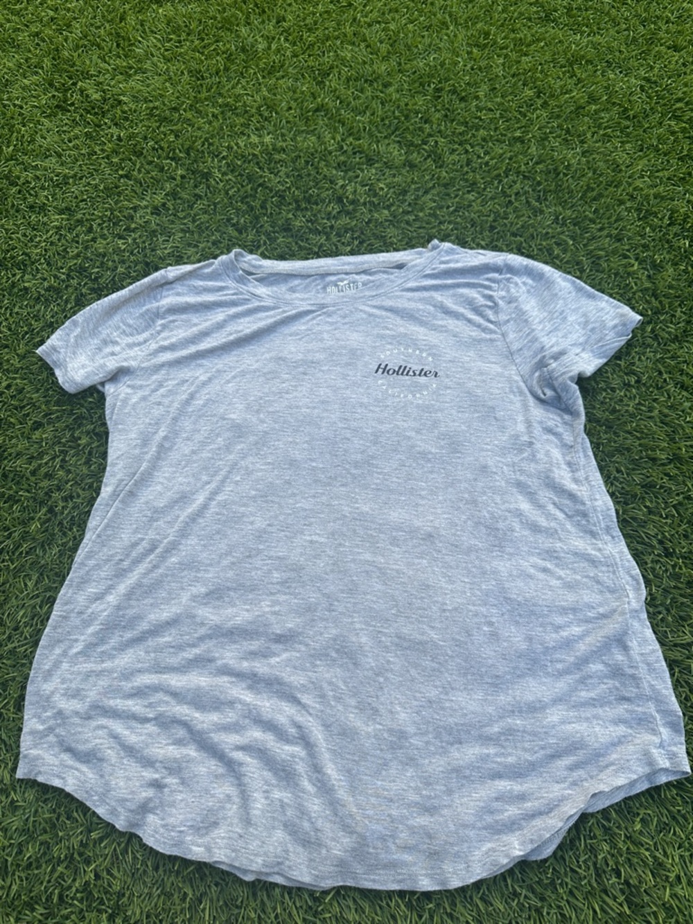 Hollister California Easy T-Shirt Women’s M Gray Short Sleeve Tee